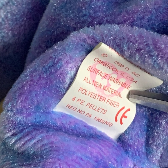 Rare Retired 1999 Ty Beanie Baby “Clubby II” With Errors Swing And Tush - Picture 4 of 8